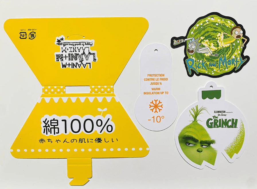 平張單張服裝吊牌彩卡紙 平張單張服裝吊牌彩卡紙