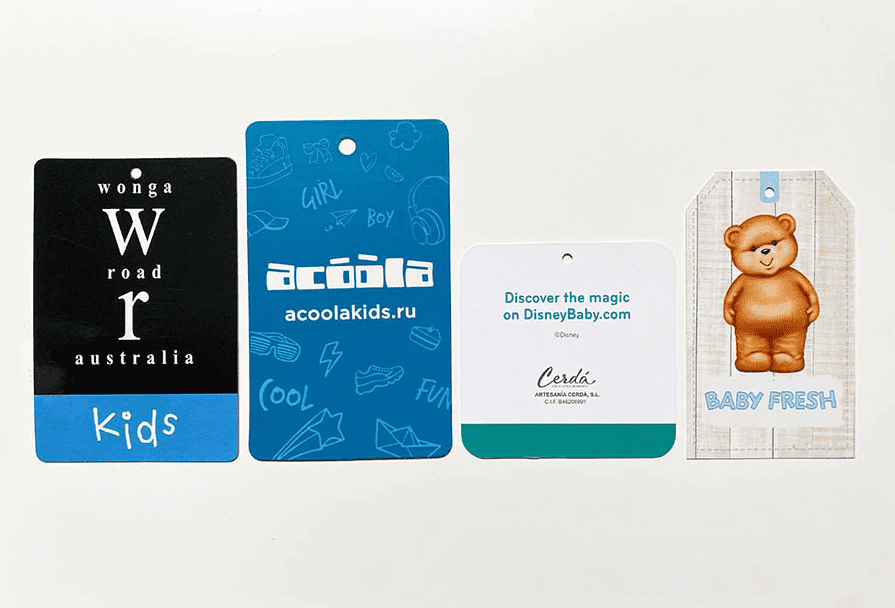 平張單張服裝吊牌彩卡紙 平張單張服裝吊牌彩卡紙