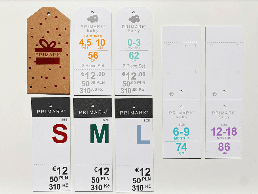 平張單張服裝吊牌彩卡紙 平張單張服裝吊牌彩卡紙