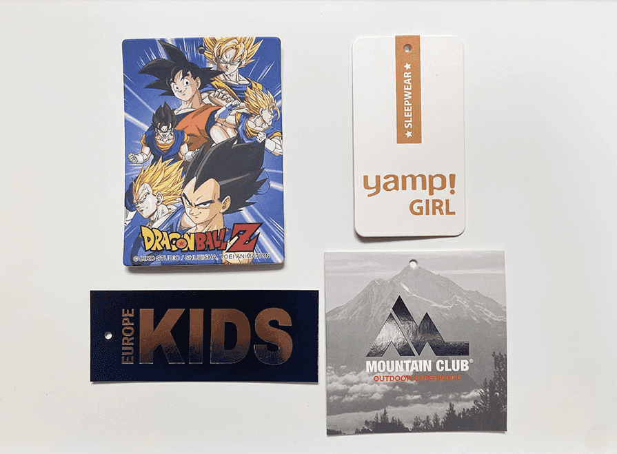 平張單張服裝吊牌彩卡紙 平張單張服裝吊牌彩卡紙